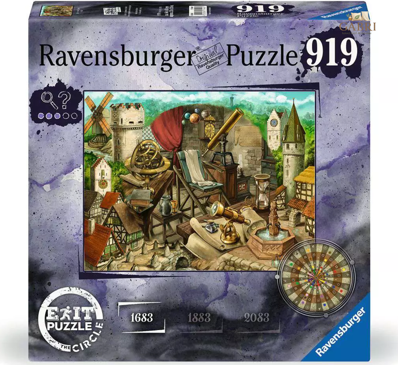 RAVENSBURGER Únikové EXIT puzzle Kruh: Anno 1683, 919 dílků