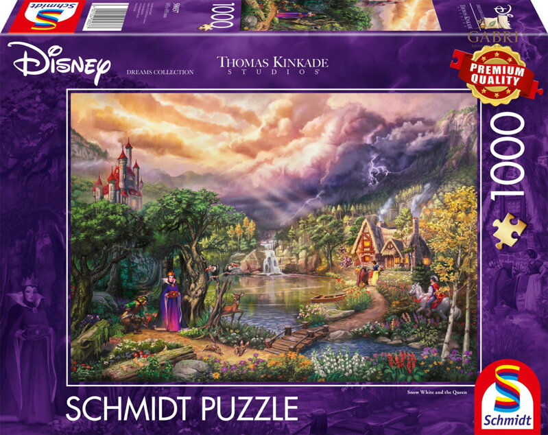 SCHMIDT Puzzle Disney: Sněhurka a královna 1000 dílků