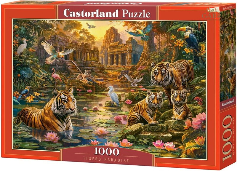 CASTORLAND Puzzle Tygří ráj 1000 dílků