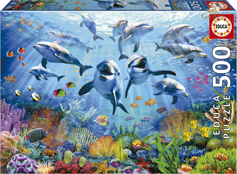 EDUCA Puzzle Zábava pod hladinou 500 dílků
