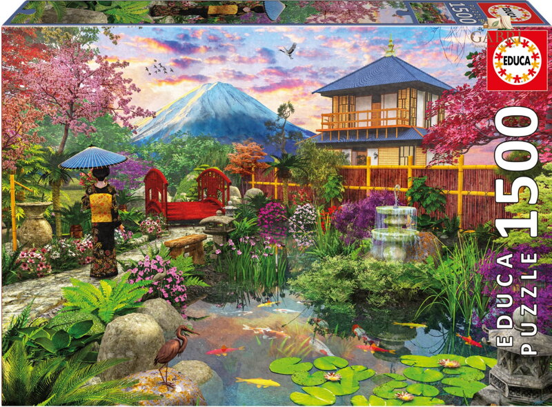 EDUCA Puzzle Japonská zahrada 1500 dílků