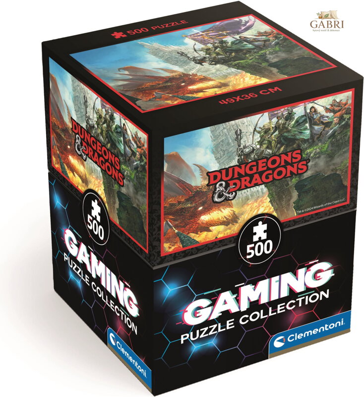 CLEMENTONI Puzzle Gaming Collection: Dungeons&Dragons 500 dílků