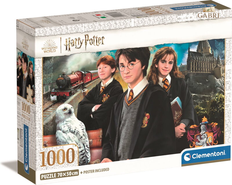 CLEMENTONI Puzzle Harry Potter 1000 dílků