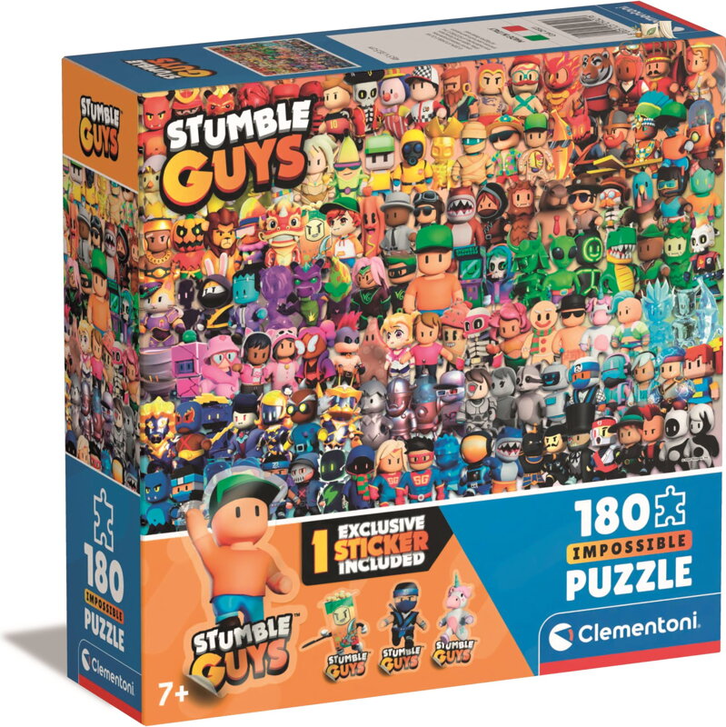 CLEMENTONI Puzzle Impossible: Stumble Guys 180 dílků