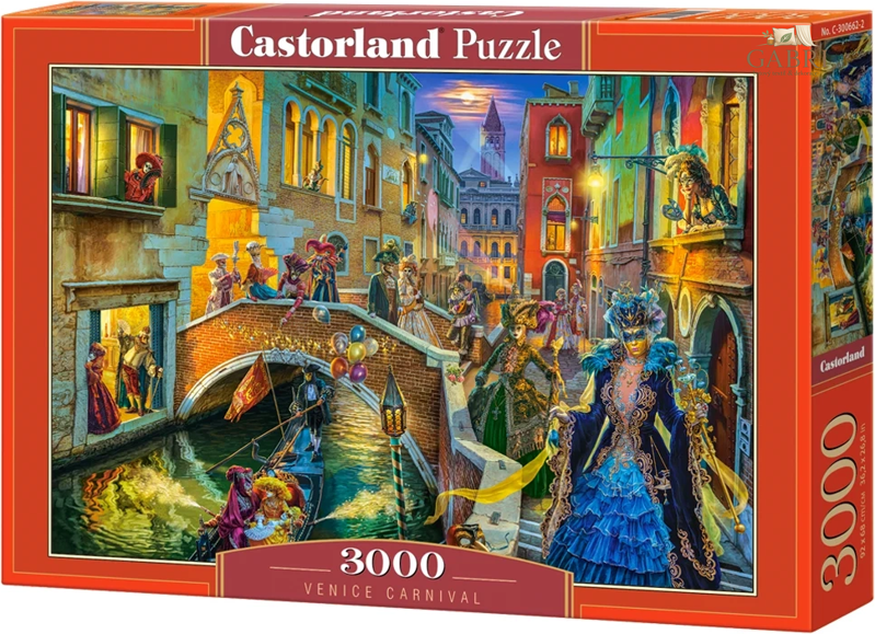 CASTORLAND Puzzle Karneval Banátkách 3000 dílků