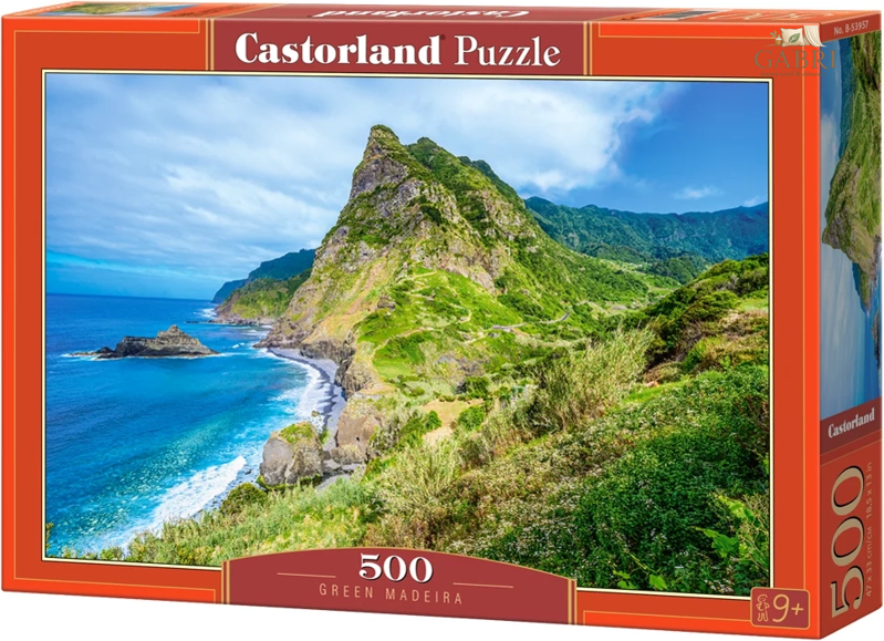 CASTORLAND Puzzle Zelená Madeira 500 dílků