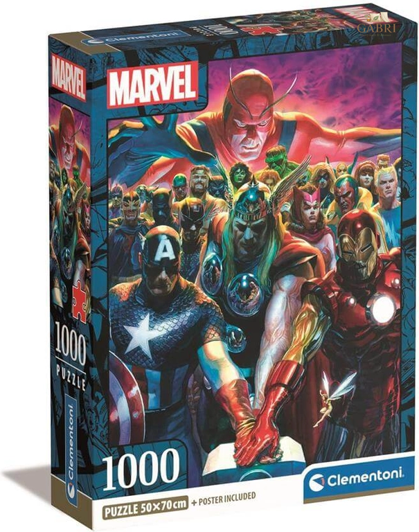 CLEMENTONI Puzzle Marvel: Avengers 1000 dílků