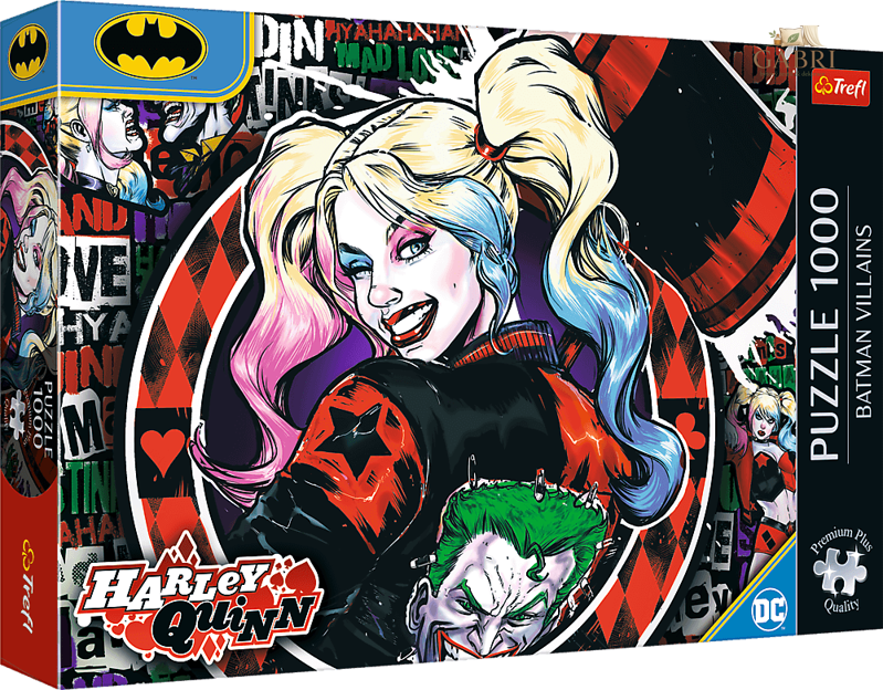 TREFL Puzzle Premium Plus Batman: Harley Quinn 1000 dílků