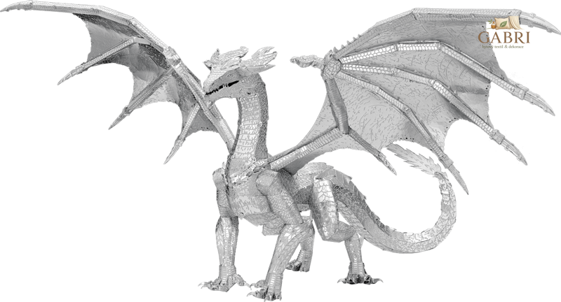 METAL EARTH 3D puzzle Premium Series: Ocelový drak