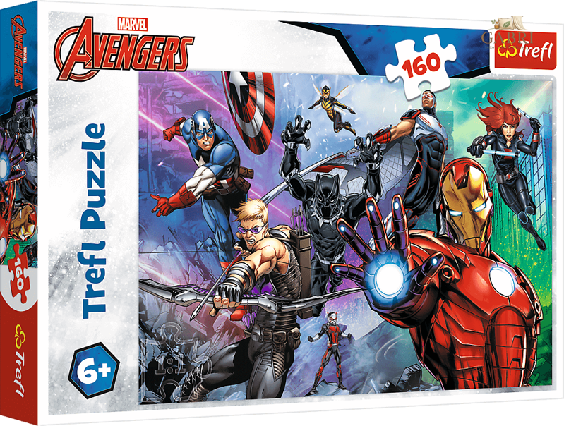 TREFL Puzzle Marvel: Hrdinové vždy připraveni 160 dílků