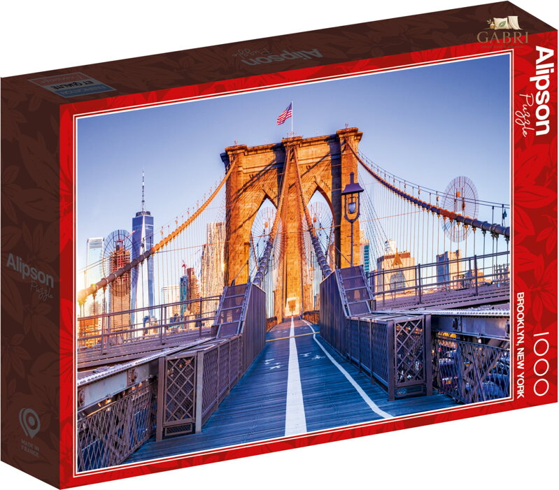 ALIPSON Puzzle Brooklynský most, New York 1000 dílků