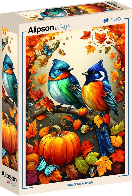 ALIPSON Puzzle Podzimní ptáčci 500 dílků