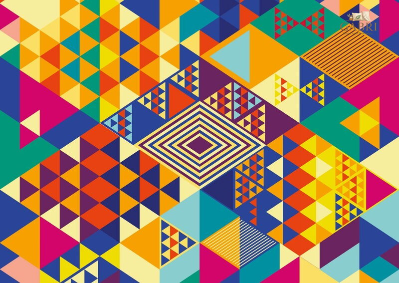 YAZZ Puzzle Geometrický vzor 1000 dílků