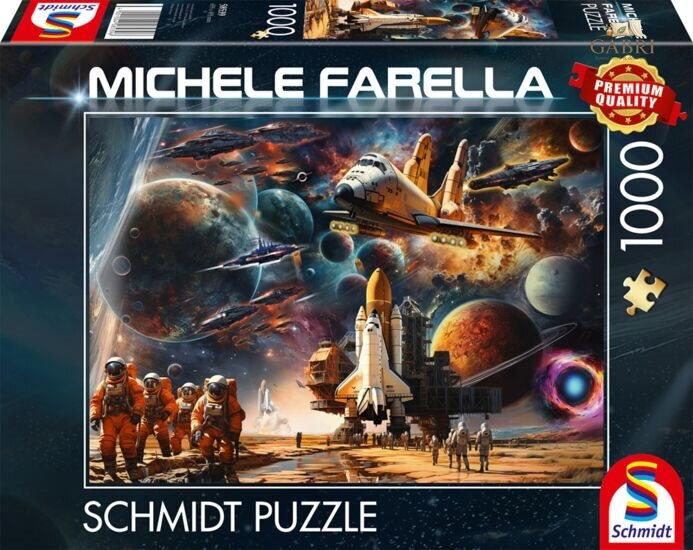 SCHMIDT Puzzle Půvab vesmírného cestování: Cesty do vzdálených galaxií 1000 dílků