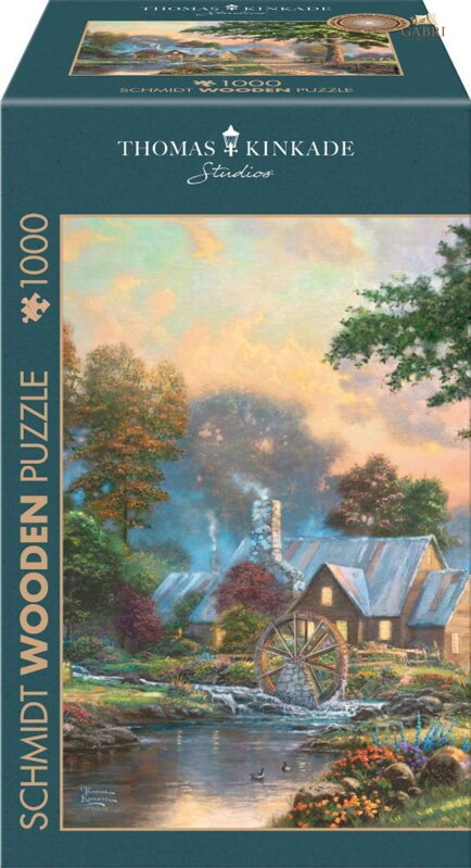 SCHMIDT Dřevěné puzzle Jednoduší časy II. 1000 dílků