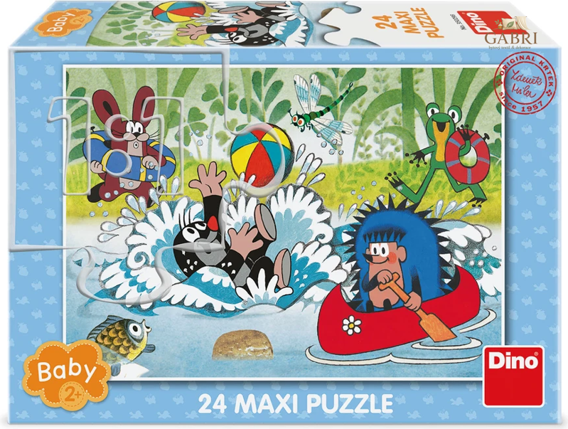 DINO Puzzle Krtek ve vodě MAXI 24 dílků