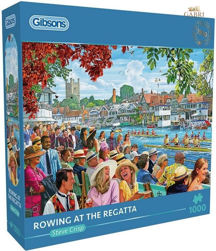 GIBSONS Puzzle Veslování na závodě 1000 dílků