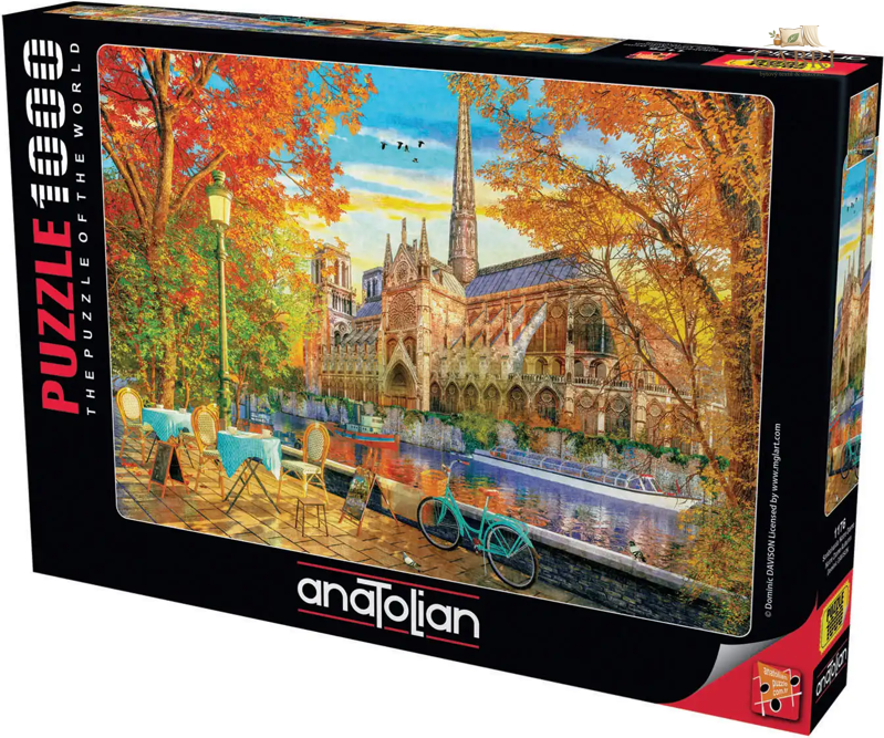 ANATOLIAN Puzzle Podzimní Notre Dame 1000 dílků