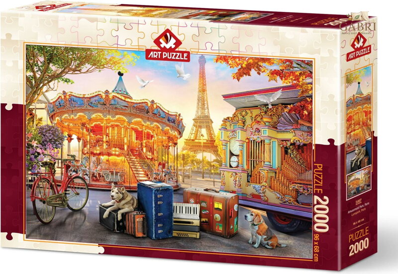 ART PUZZLE Puzzle Lunapark v Paříži 2000 dílků