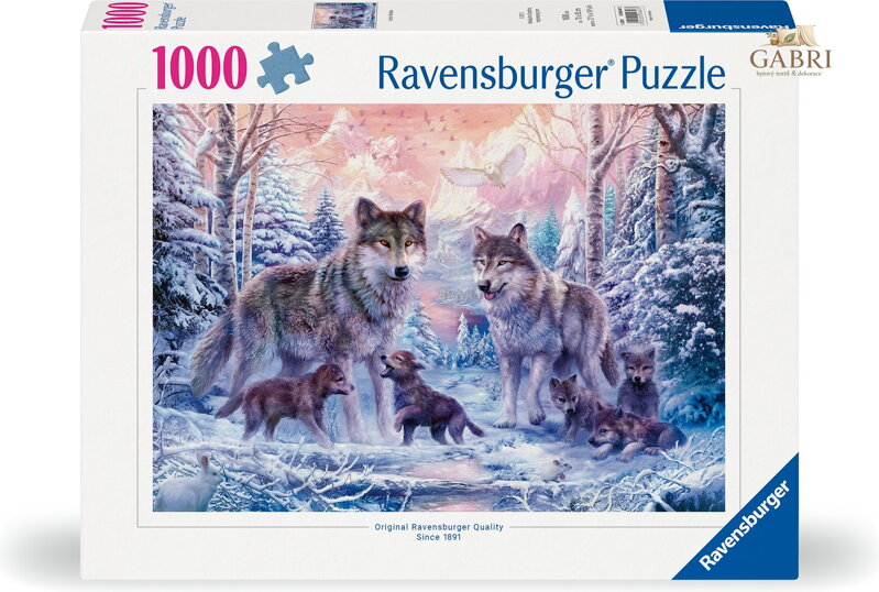 RAVENSBURGER Puzzle Arktičtí vlci 1000 dílků