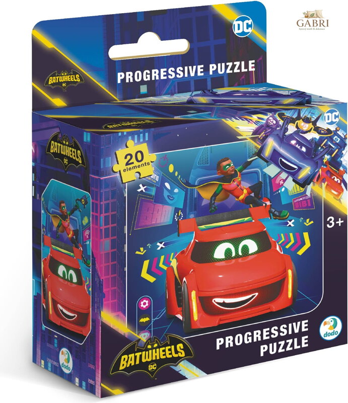 DODO Puzzle Batwheels: Redbird 20 dílků