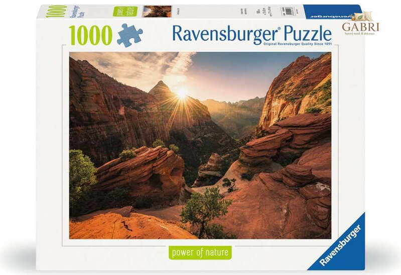 RAVENSBURGER Puzzle Kaňon Zion 1000 dílků