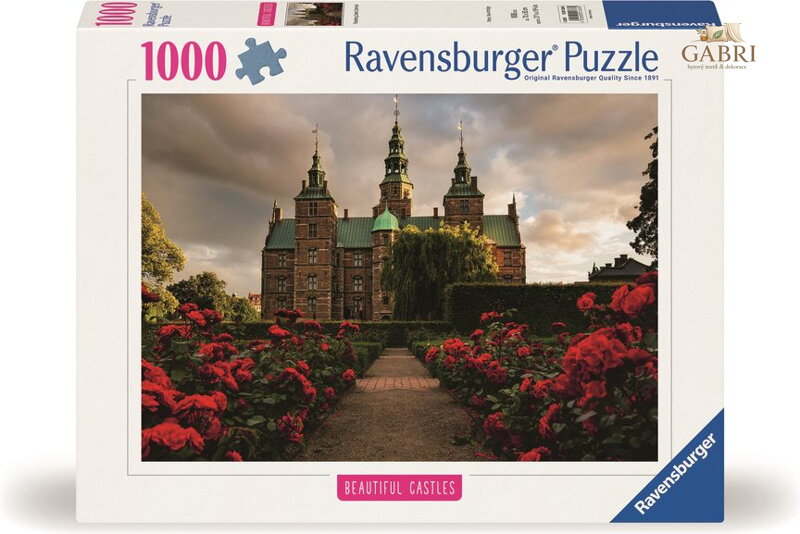 RAVENSBURGER Puzzle Impozantní hrady a zámky: Rosenborg, Dánsko 1000 dílků