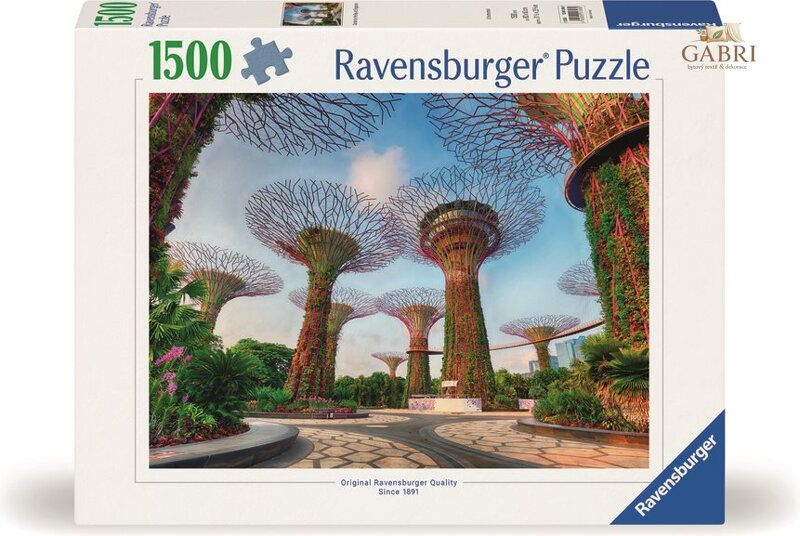 RAVENSBURGER Puzzle Super stromy v Singapuru 1500 dílků