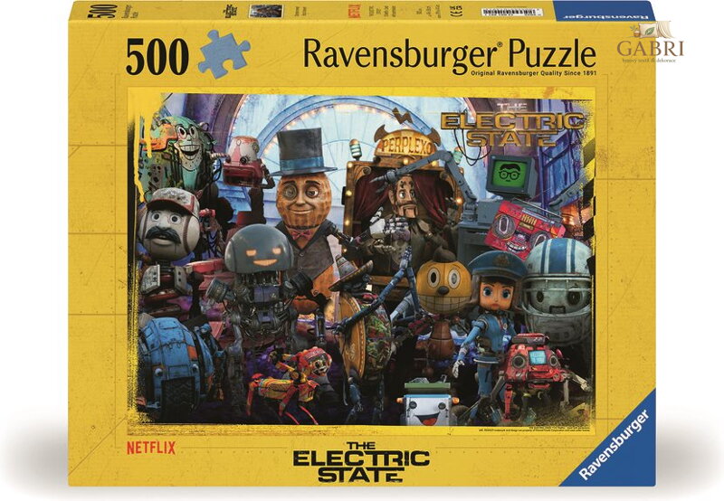 RAVENSBURGER Puzzle Robotický svět 500 dílků