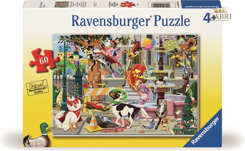 RAVENSBURGER Puzzle Superpsi zachraňují svět! 60 dílků