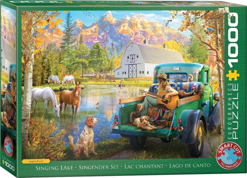EUROGRAPHICS Puzzle Zpívající jezero 1000 dílků