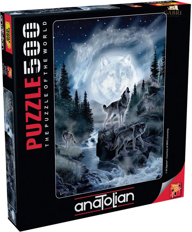 ANATOLIAN Puzzle Měsíční vlk 500 dílků