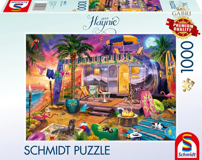 SCHMIDT Puzzle Mobilní domov 1000 dílků