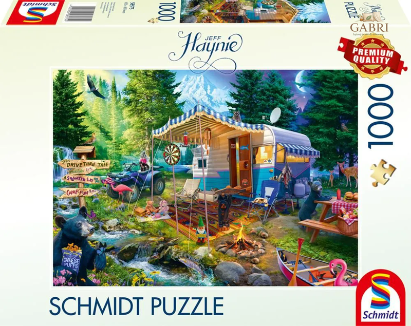 SCHMIDT Puzzle S karavanem v horách 1000 dílků