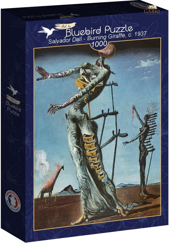 BLUEBIRD Puzzle Salvador Dalí - Hořící žirafa 1000 dílků