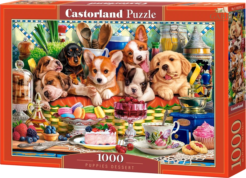CASTORLAND Puzzle Dezert pro štěňata 1000 dílků