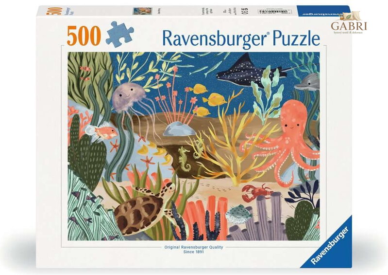 RAVENSBURGER Puzzle Ocean Whimsy 500 dílků
