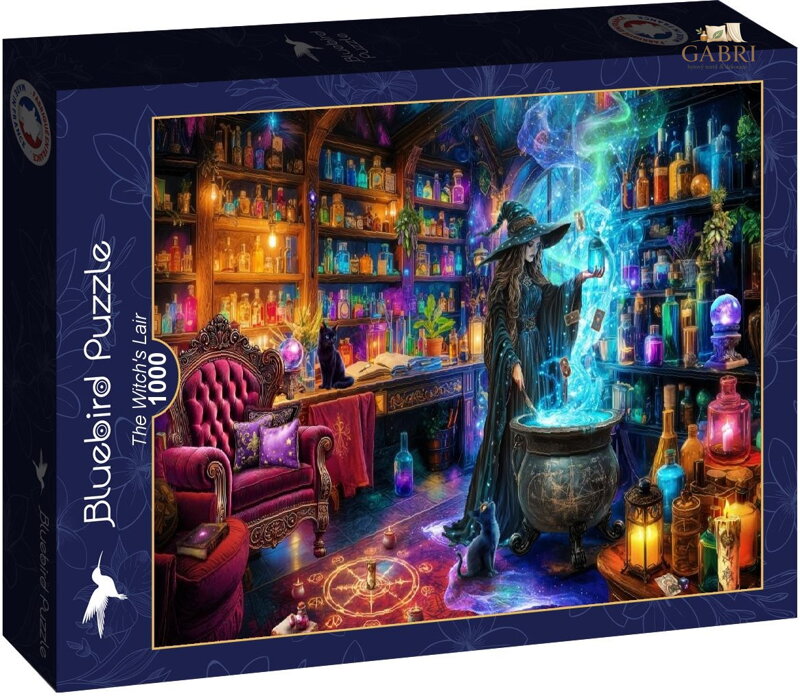 BLUEBIRD Puzzle Čarodějnické doupě 1000 dílků