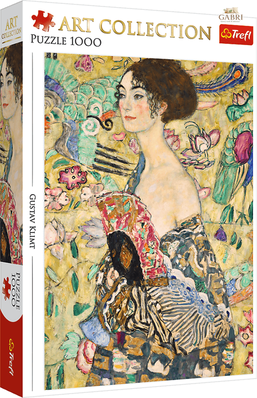 TREFL Puzzle Art Collection: Dáma s vějířem 1000 dílků