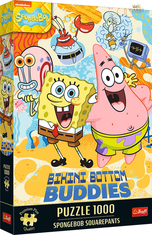 TREFL Puzzle Premium Plus Spongebob 1000 dílků