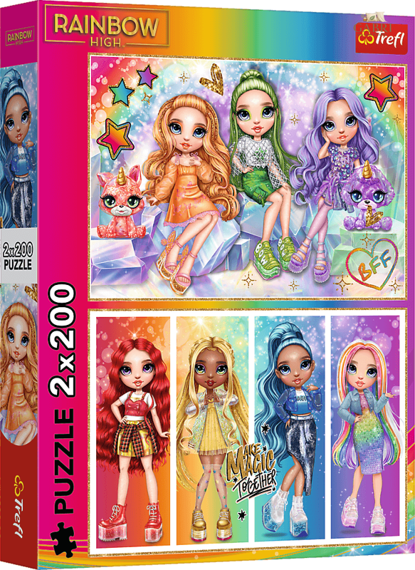 TREFL Puzzle Rainbow High 2x200 dílků