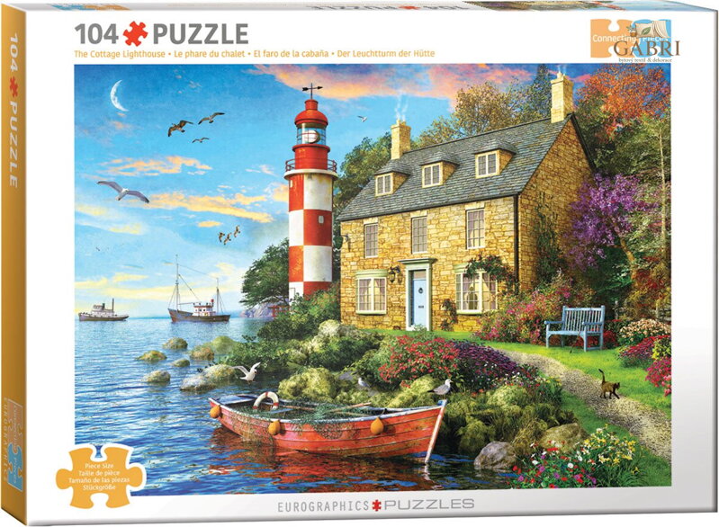 EUROGRAPHICS Puzzle Chata u majáku 104 dílků