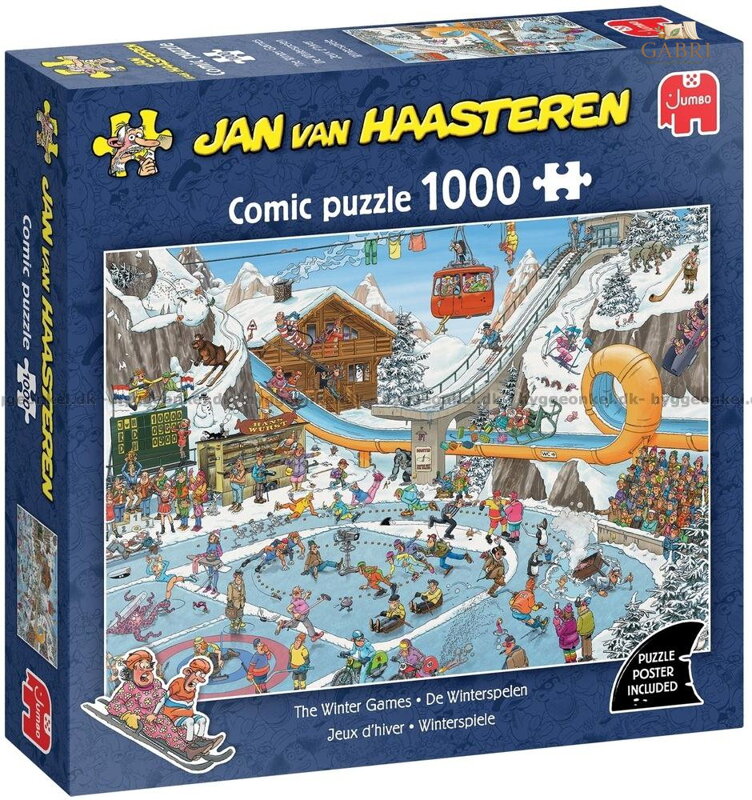 JUMBO Puzzle JvH Zimní hry 1000 dílků