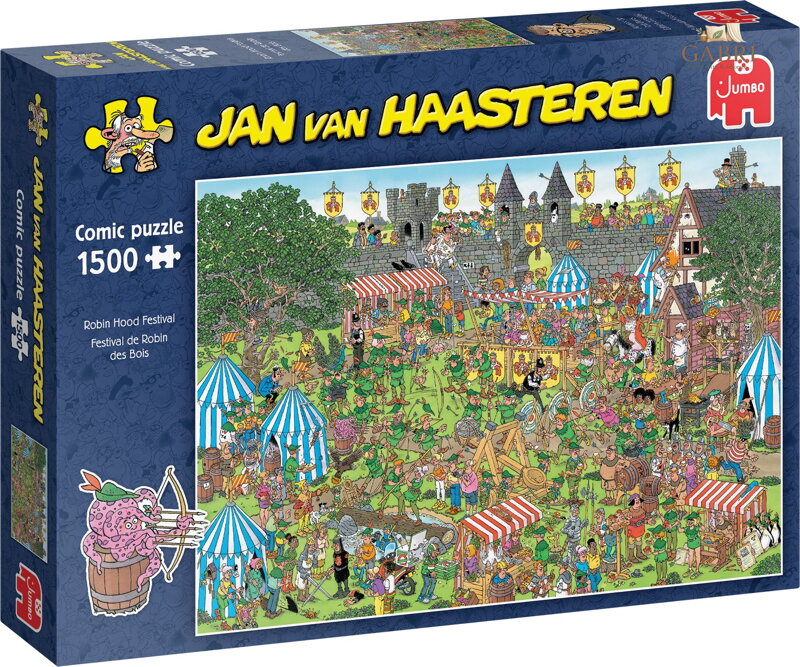 JUMBO Puzzle JvH Festival Robina Hooda 1500 dílků