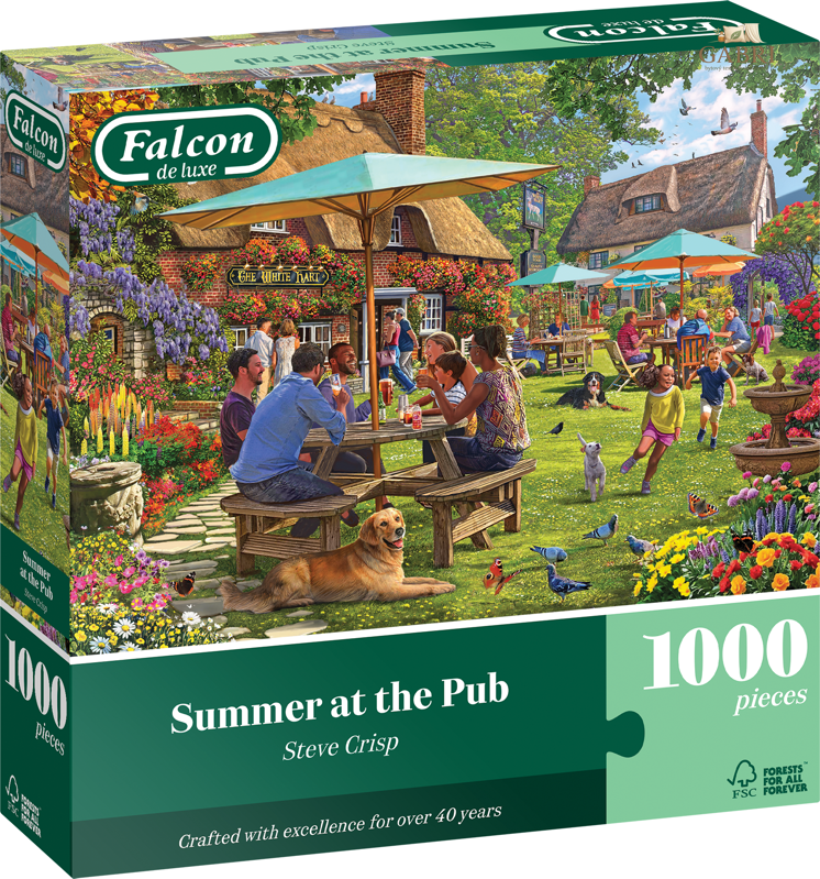 FALCON Puzzle Léto v hospůdce 1000 dílků