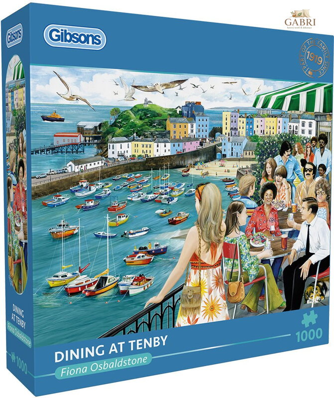 GIBSONS Puzzle Večeře v Tenby 1000 dílků