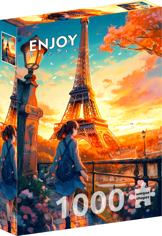 ENJOY Puzzle Toulky Paříží 1000 dílků