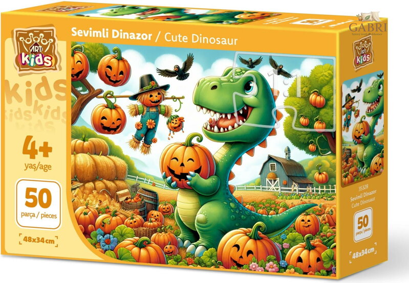 ART PUZZLE Puzzle Roztomilý dinosaurus 50 dílků