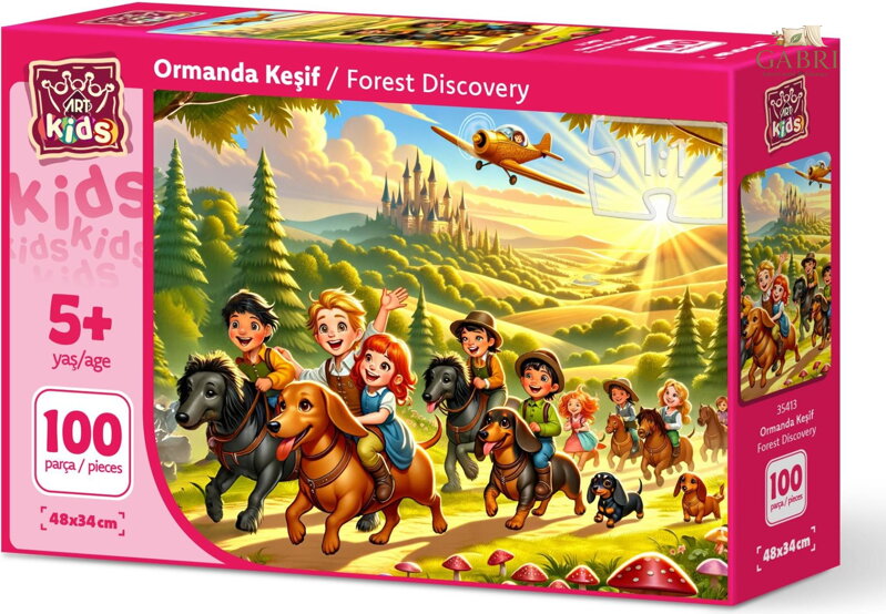 ART PUZZLE Puzzle Lesní dobrodružství 100 dílků