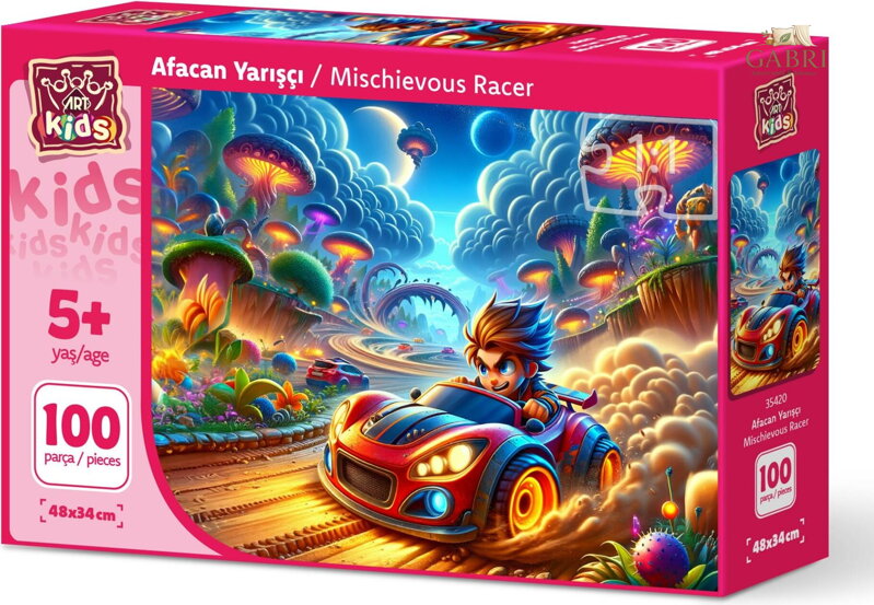 ART PUZZLE Puzzle Zlomyslný závodník 100 dílků